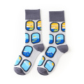 Bande dessinée équipage impression sublimation enfants anti-dérapant enfant en bas âge mignon animal tricoté chaussettes